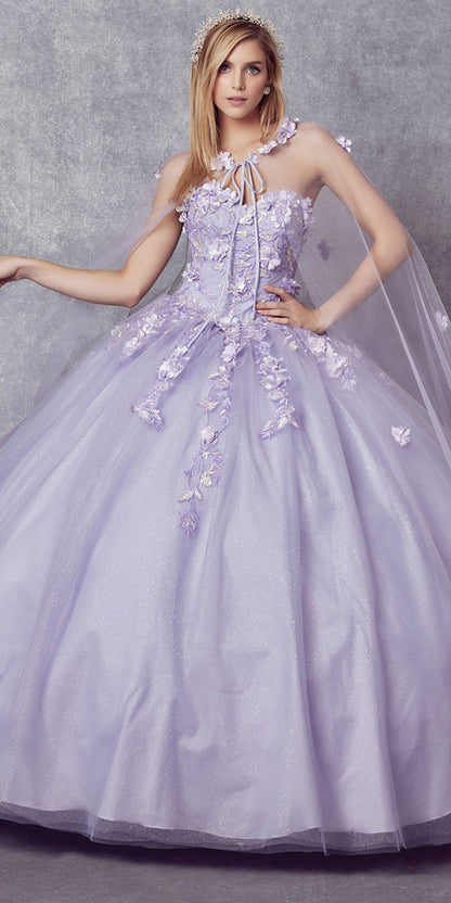 Juliet 1435 A-Line Ball Quinceanera Gown by DiscountDressShop