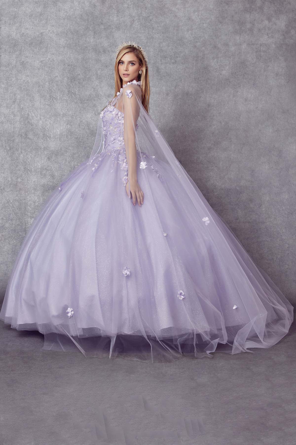 Juliet 1435 A-Line Ball Quinceanera Gown by DiscountDressShop