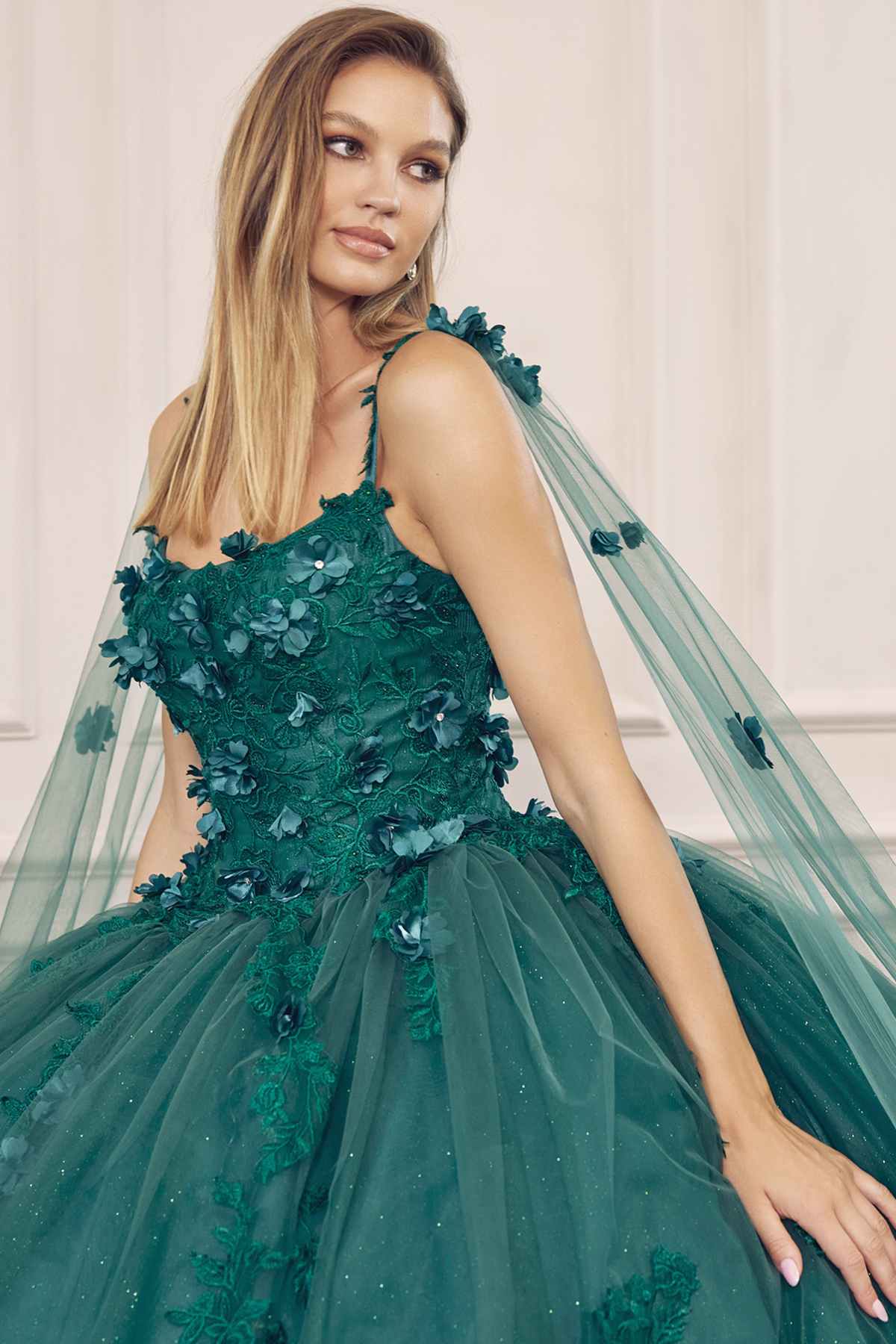Juliet 1436 A-Line Ball Quinceanera Poofy Gown by DiscountDressShop