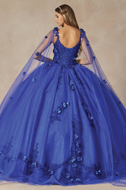 Juliet 1436 A-Line Ball Quinceanera Poofy Gown by DiscountDressShop
