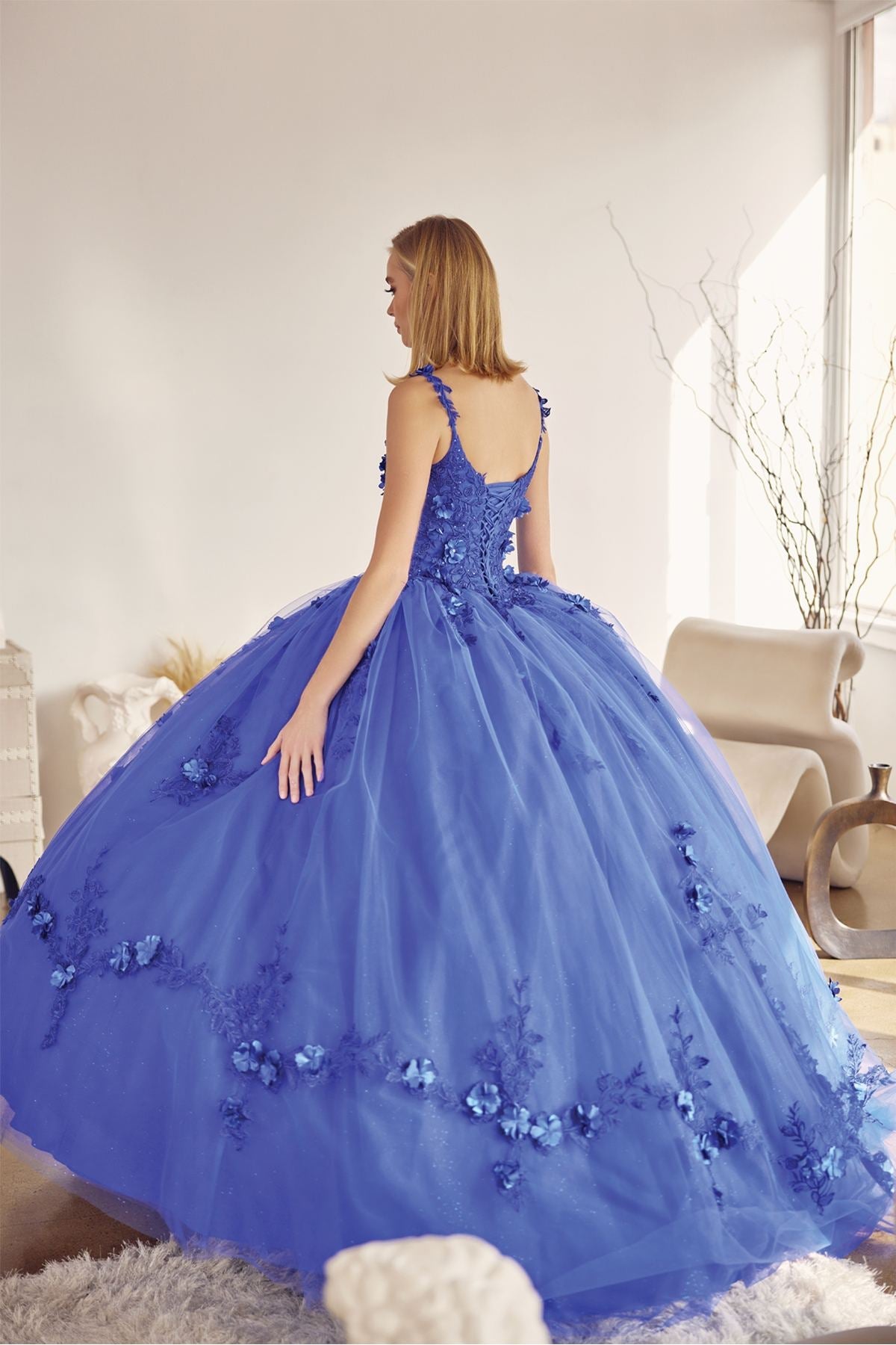 Juliet 1436 A-Line Ball Quinceanera Poofy Gown by DiscountDressShop