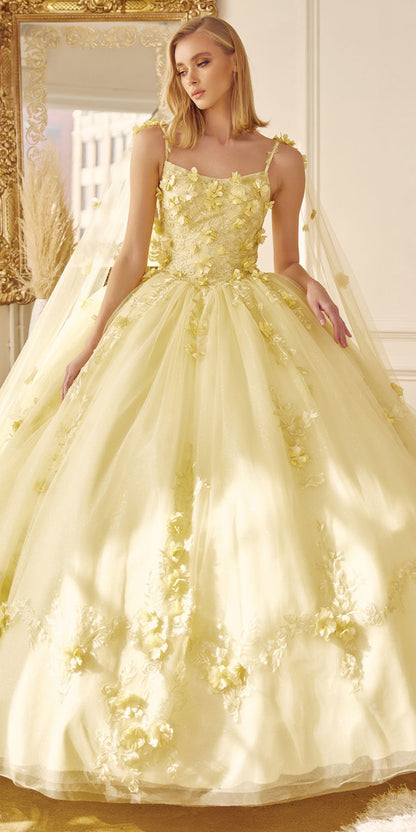 Juliet 1436 A-Line Ball Quinceanera Poofy Gown by DiscountDressShop