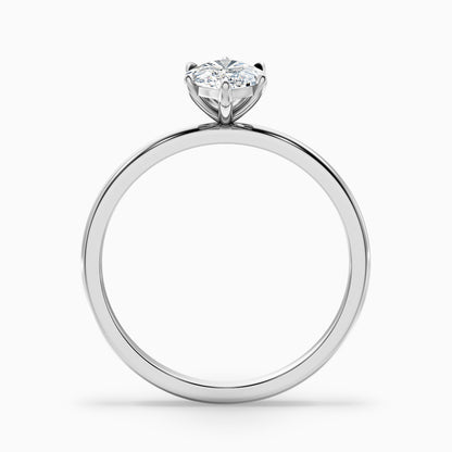 Quinn 3.5 Carat Marquise Cut Solitaire Moissanite Engagement Ring in 18k Yellow Gold  DestGlow