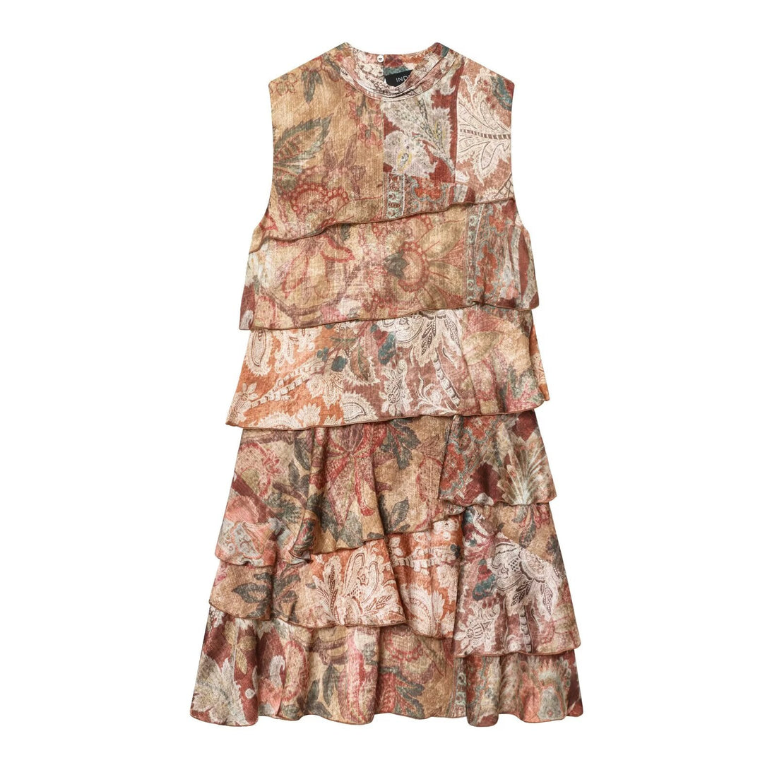 Fall Women Clothing Printing Laminated Decoration Mini Dress by Ragazza
