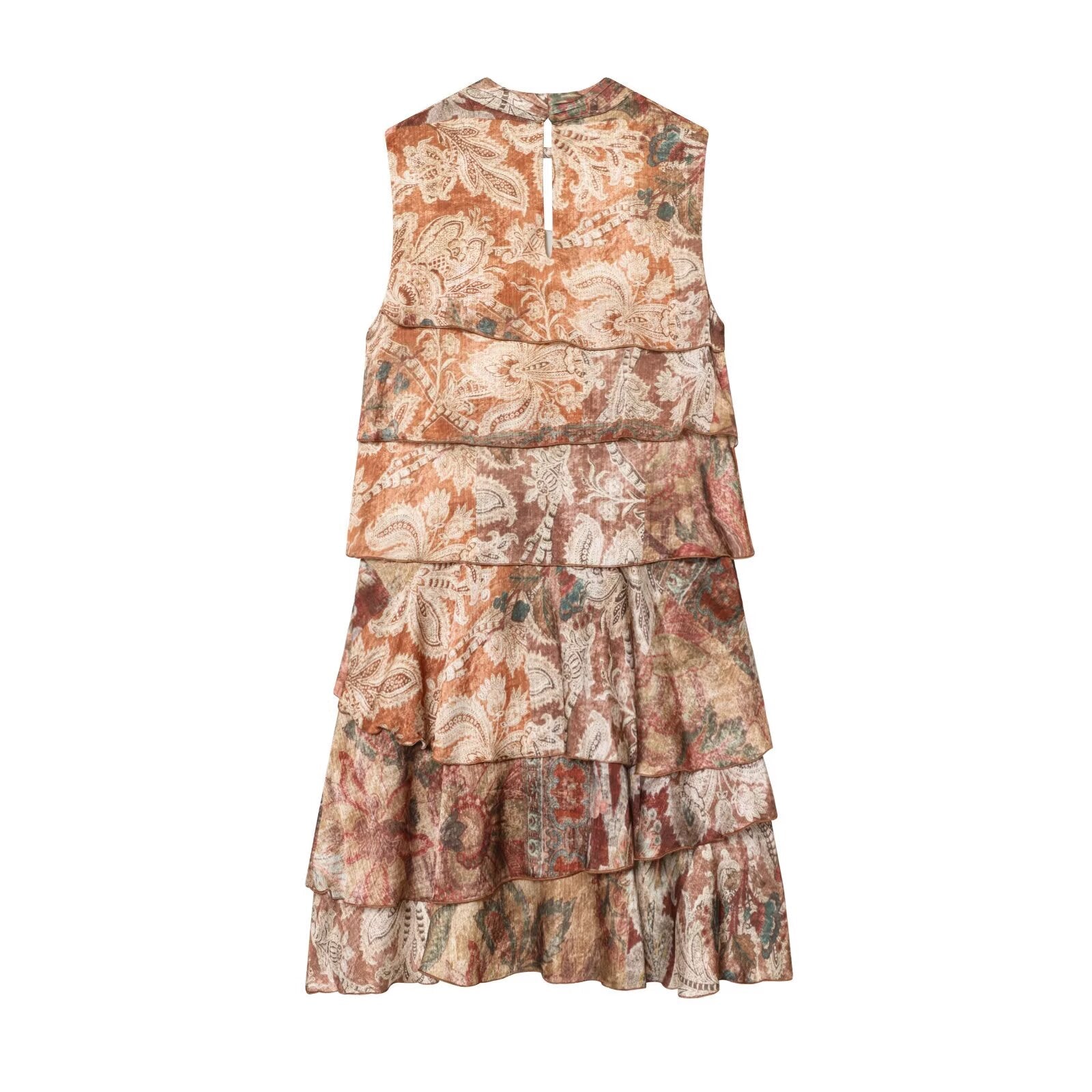 Fall Women Clothing Printing Laminated Decoration Mini Dress by Ragazza