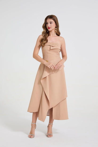 Women Summer Irregularly Stylish Long Dress by Ragazza