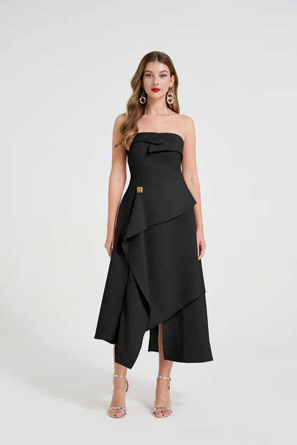 Women Summer Irregularly Stylish Long Dress by Ragazza