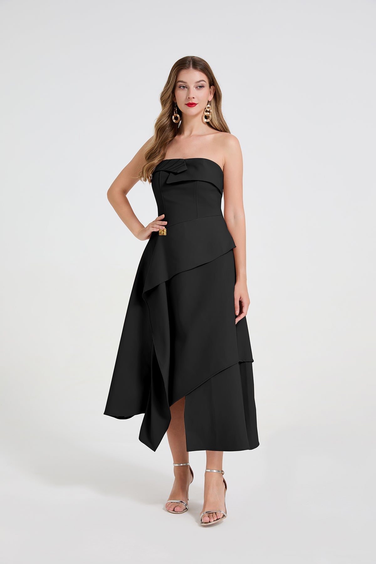 Women Summer Irregularly Stylish Long Dress by Ragazza