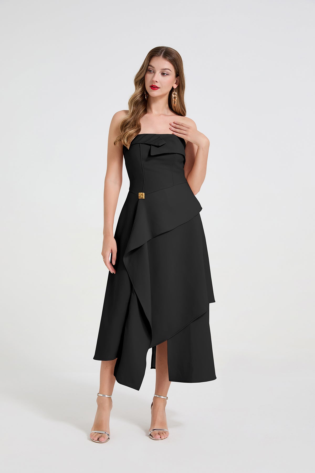 Women Summer Irregularly Stylish Long Dress by Ragazza