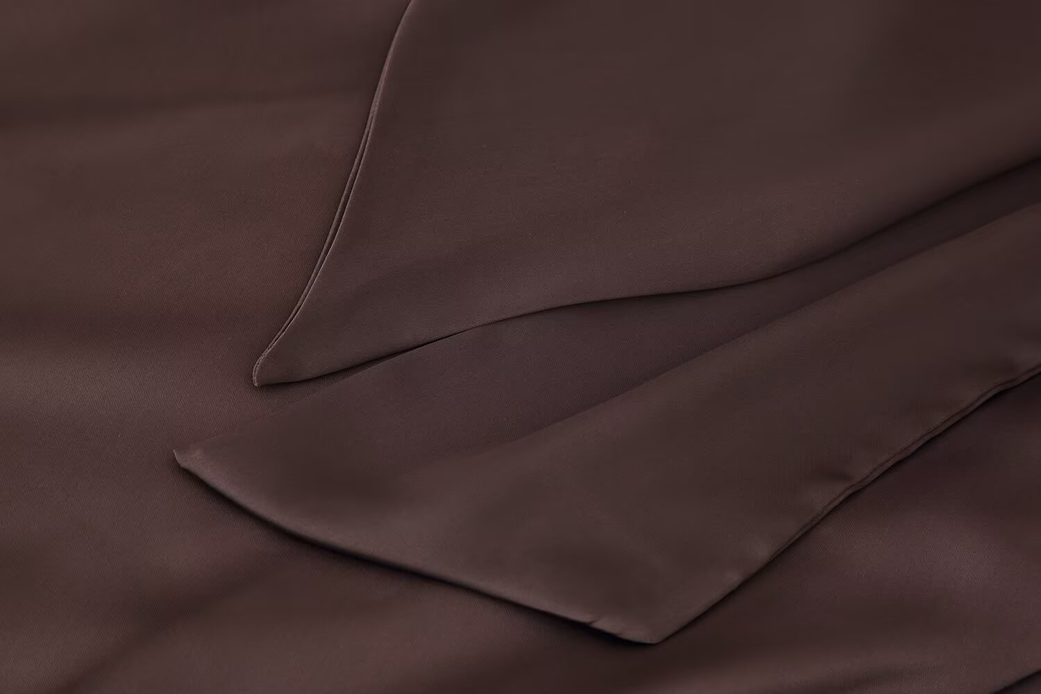 Autumn Women Coat Silk Satin Texture Scarf Dress by Ragazza