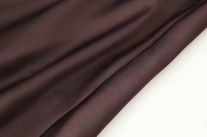 Autumn Women Coat Silk Satin Texture Scarf Dress by Ragazza