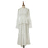 Woman Dress With Ruffled Edge Trim by Ragazza