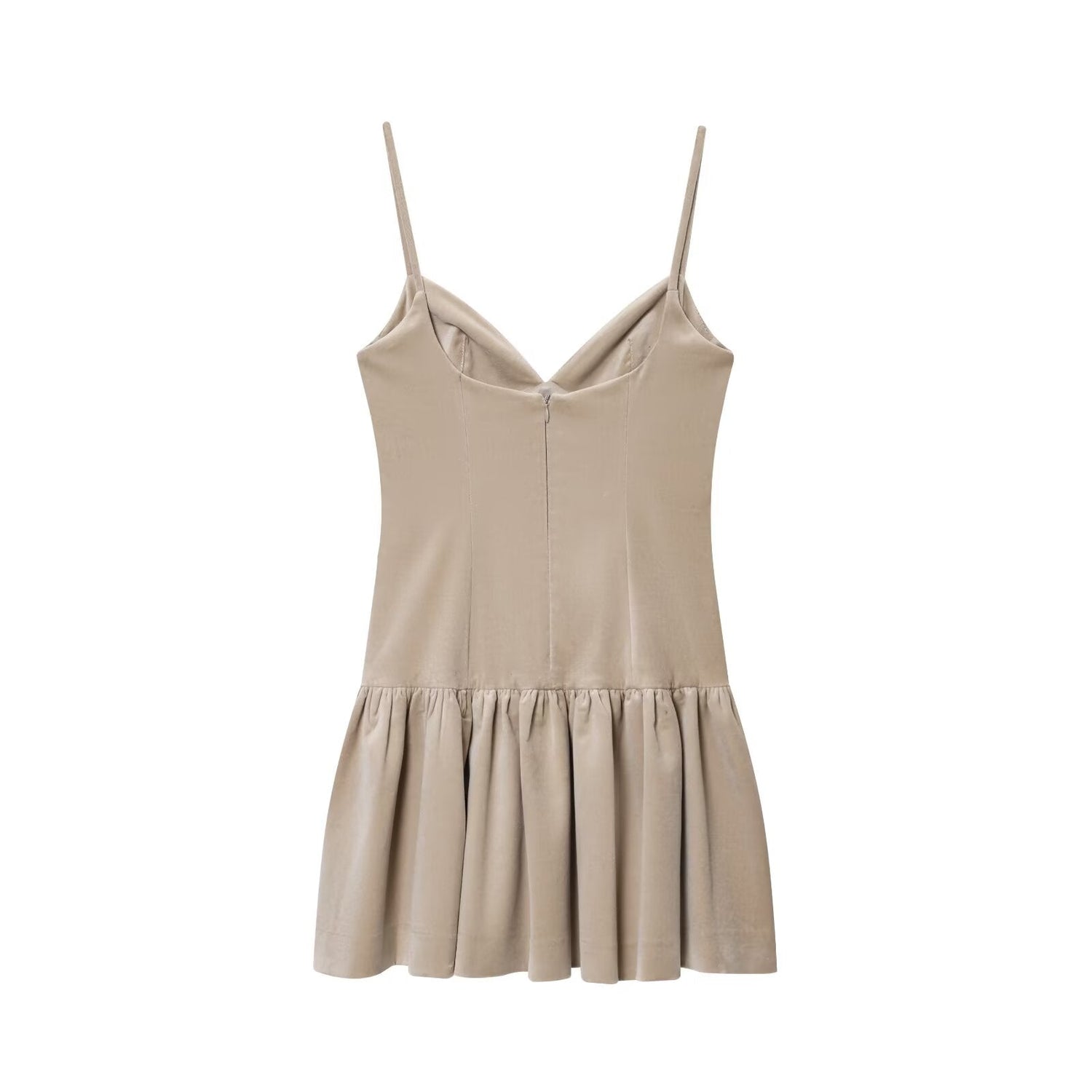 Fall Women Clothing Camisole Fluffy Short Dress by Ragazza
