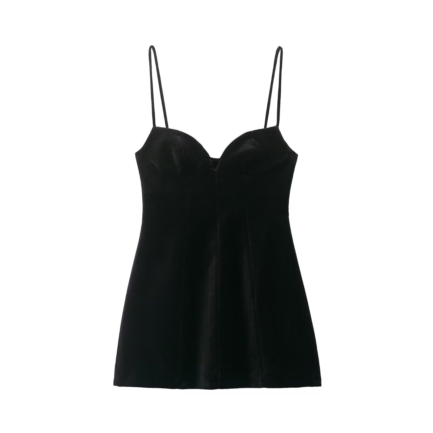 Women Clothing Summer Fluffy Hem Camisole Short Dress by Ragazza