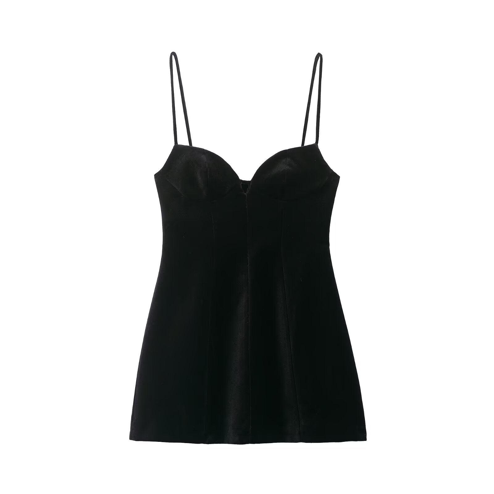 Women Clothing Summer Fluffy Hem Camisole Short Dress by Ragazza