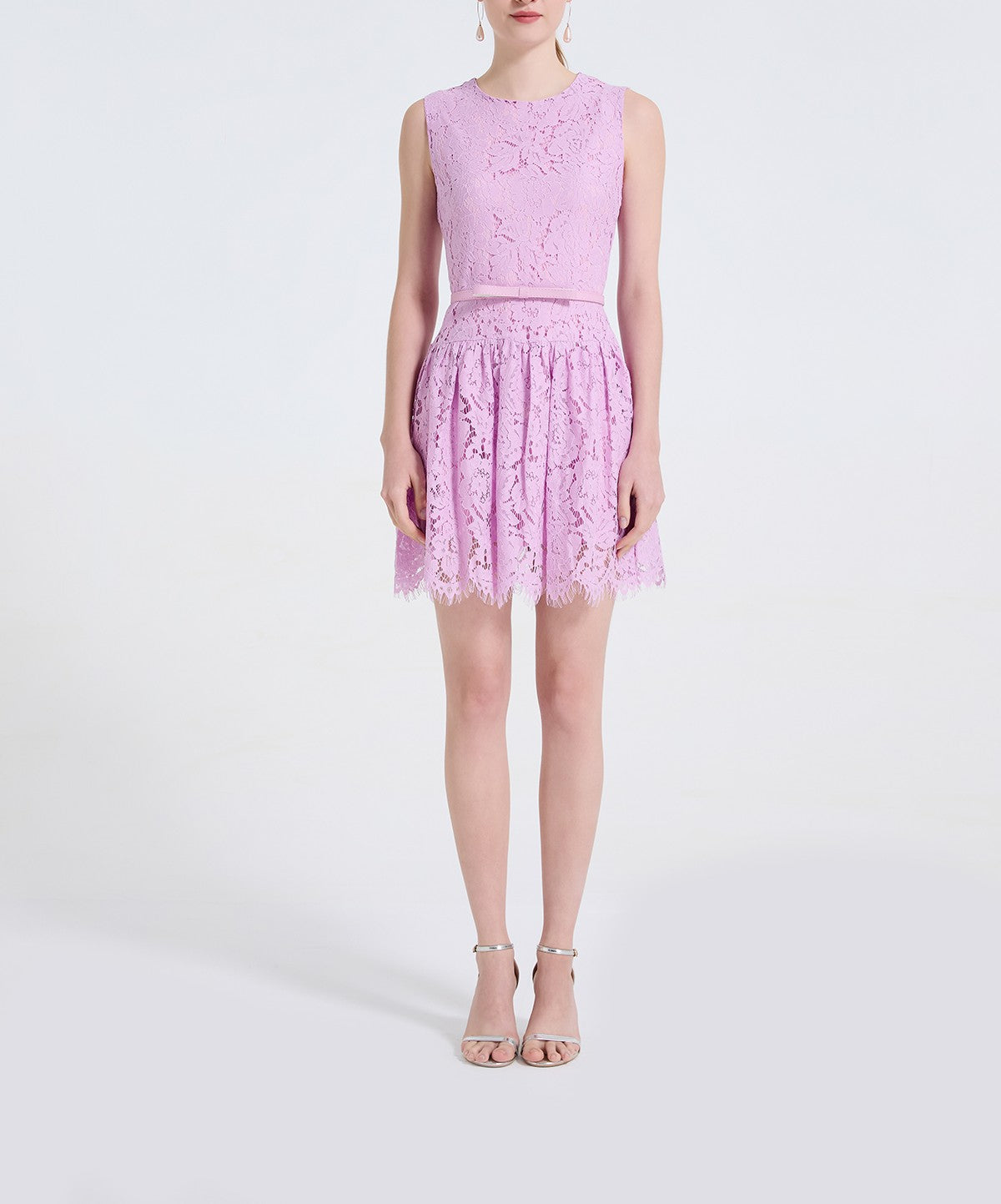 Women Lace Fitted Short Elegant Short Dress by Ragazza