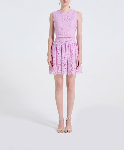 Women Lace Fitted Short Elegant Short Dress by Ragazza