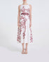 Women High End Three Dimensional Printed Round Neck High Waist A Line Dress by Ragazza