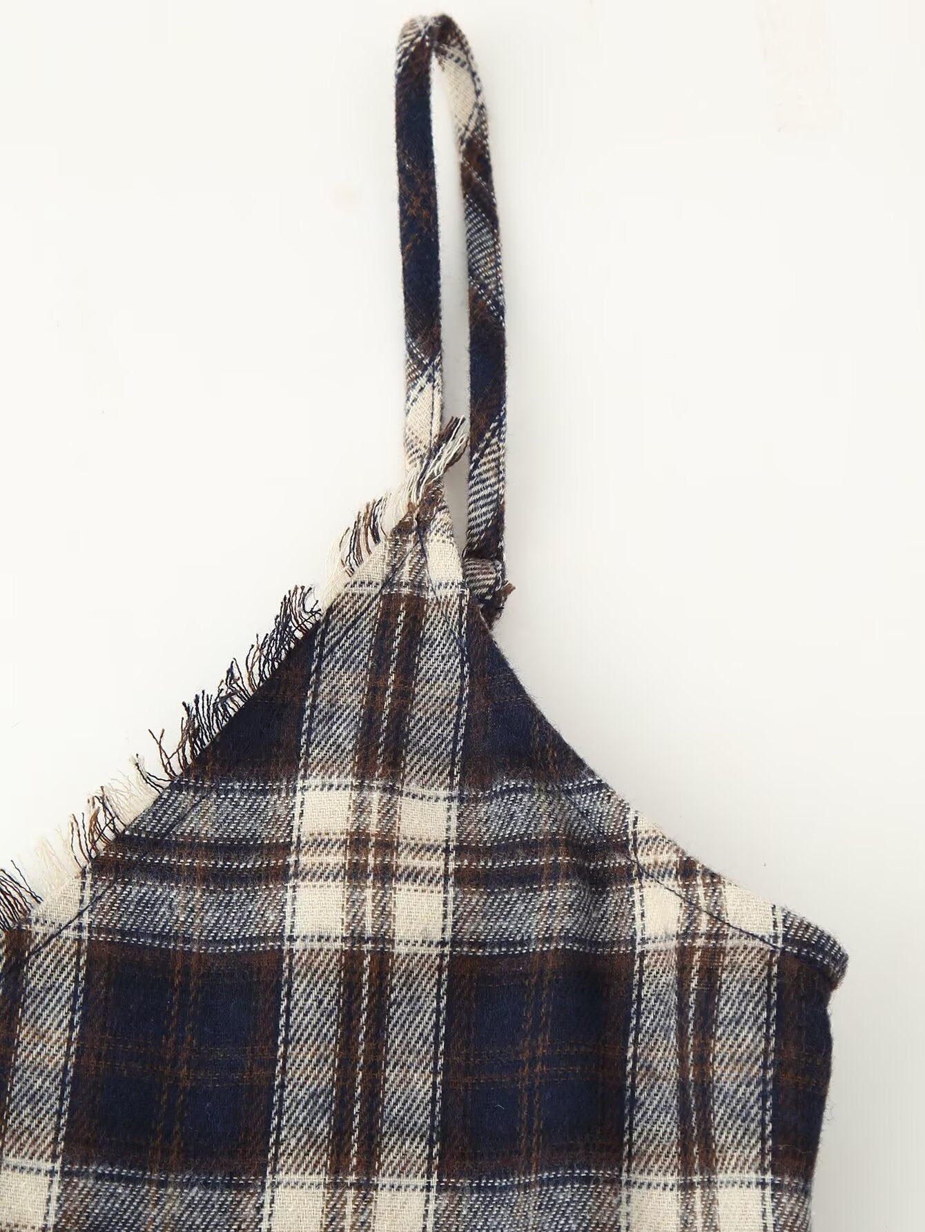 Women All Match Asymmetric Plaid Dress by Ragazza