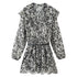 Women Clothing Western with Belt Printed Mini Dress by Ragazza