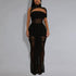 Women Wear Sexy Sheer Mesh Arm Covering Dress by Ragazza