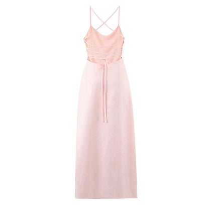 Women Clothing Fashionable Western Irregular Asymmetric Sexy Split Dress by Ragazza