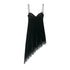 Women Clothing Simple Velvet Lace Midi Dress by Ragazza