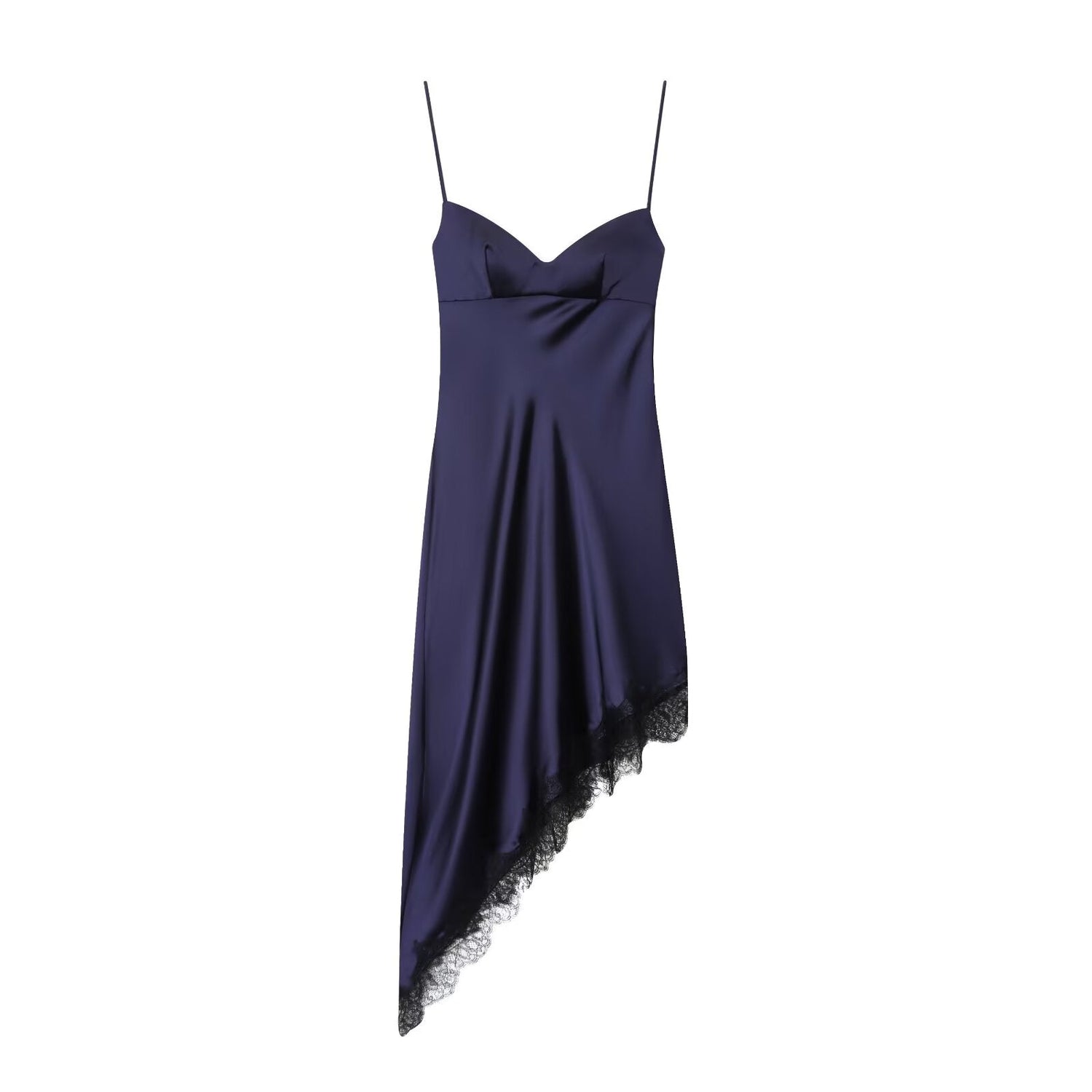 Women Clothing Simple Velvet Lace Midi Dress by Ragazza