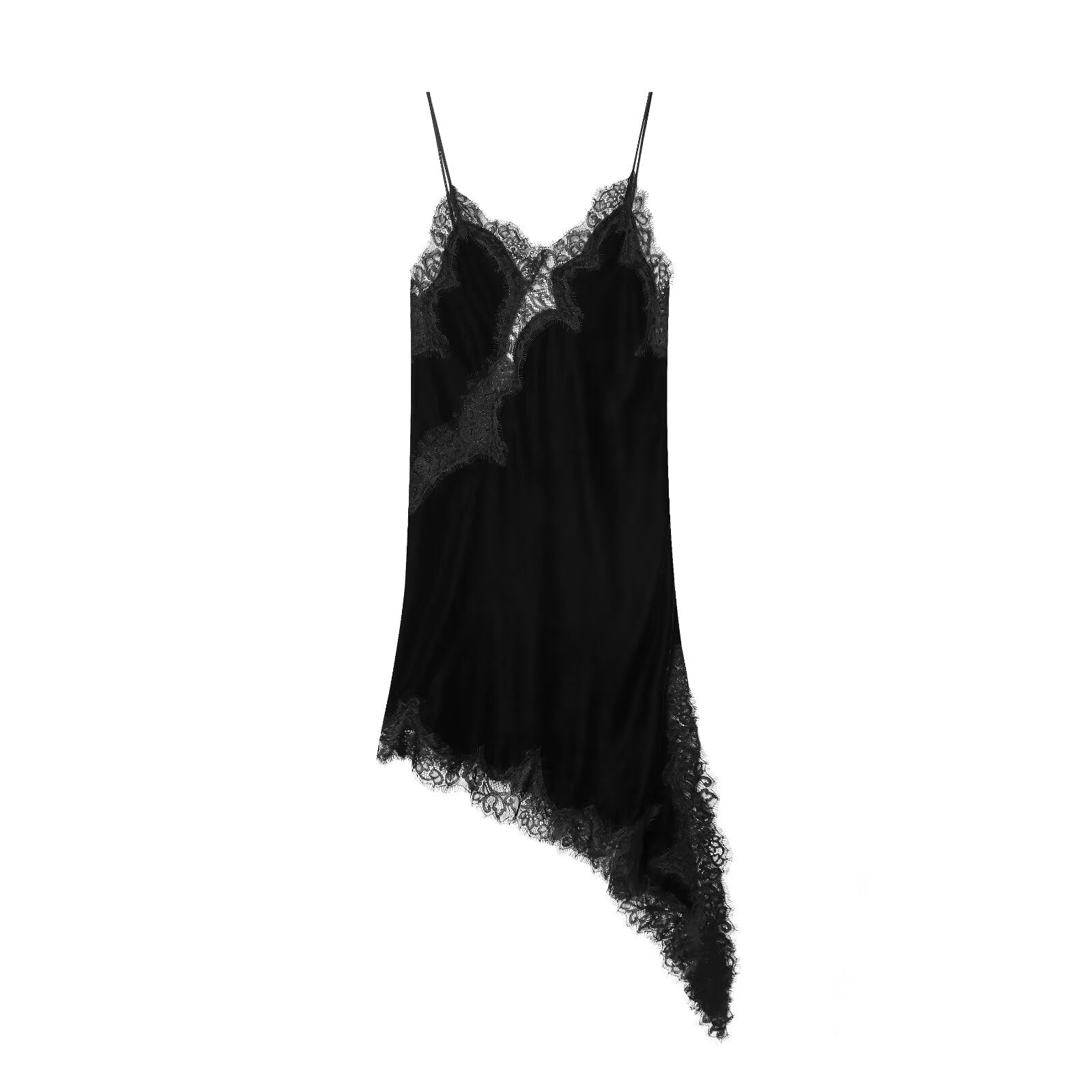 Spring Sexy Sexy Design Niche Lace Asymmetric Dress by Ragazza