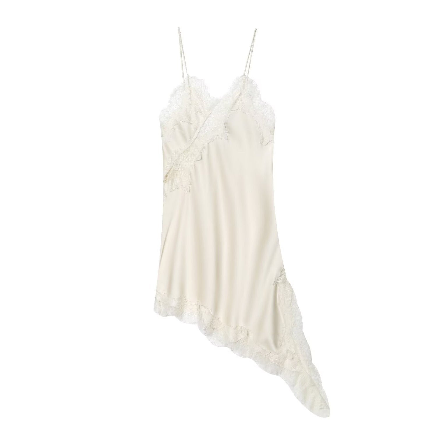 Spring Sexy Sexy Design Niche Lace Asymmetric Dress by Ragazza