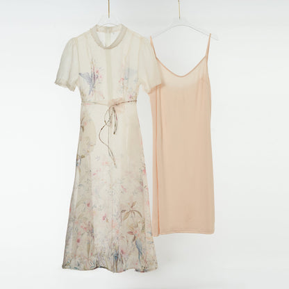 Women Short Sleeved Loose Fitting Dress Set by Ragazza