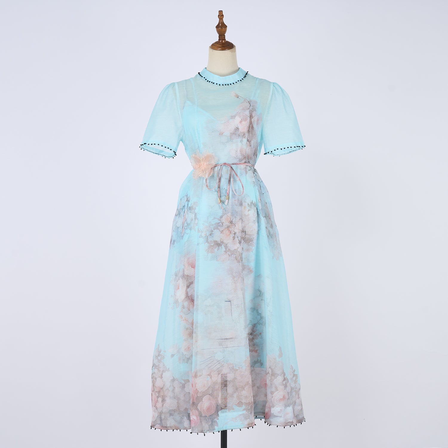 Women Short Sleeved Loose Fitting Dress Set by Ragazza