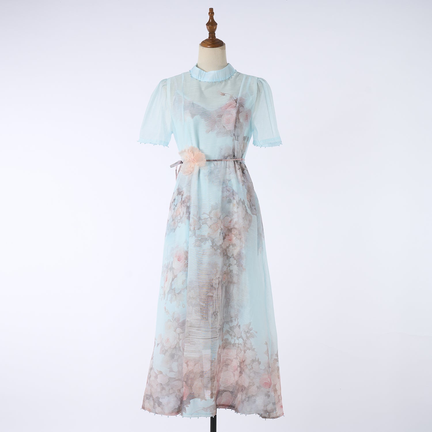 Women Short Sleeved Loose Fitting Dress Set by Ragazza