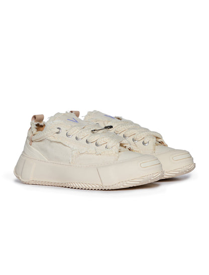 Valabasas Vision Shoes - Cream Leather by Denim Exchange