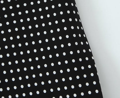 Women Clothing French Vacation Polka Dot Backless Sexy Halter Cami Dress by Ragazza