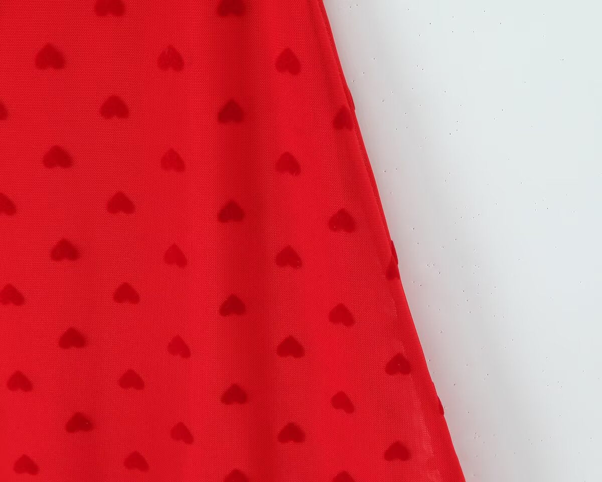 Women All Match Low Collar Lovely Polka Dot Mini Strap Dress by Ragazza