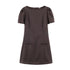 Women Casual Solid Color Two Pleated Pocket Short Sleeve Dress by Ragazza