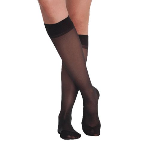 Juzo Attractive Knee High 15-20mmHg Closed Toe, 5, Black by Pasteur Pharmacy