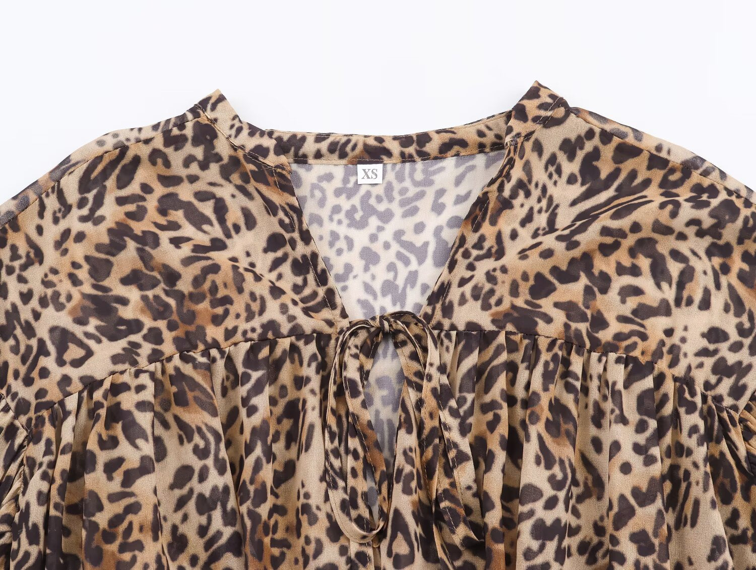 Women Clothing Animal Print Laminated Decoration Dress by Ragazza