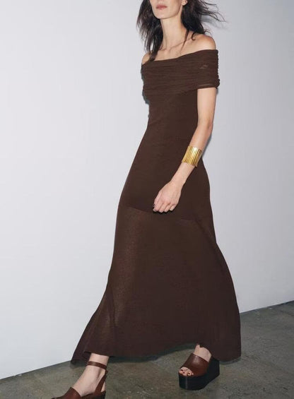 Summer Sense Cold Shoulder Knitted Dress by Ragazza
