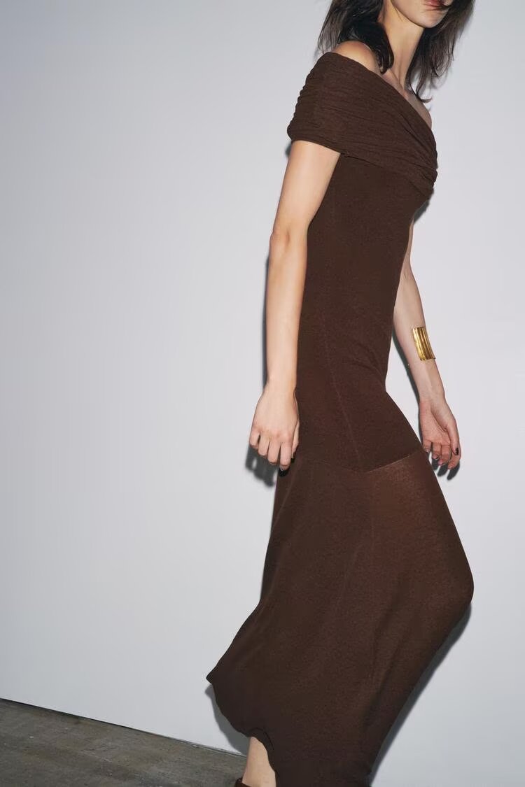 Summer Sense Cold Shoulder Knitted Dress by Ragazza
