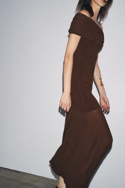 Summer Sense Cold Shoulder Knitted Dress by Ragazza
