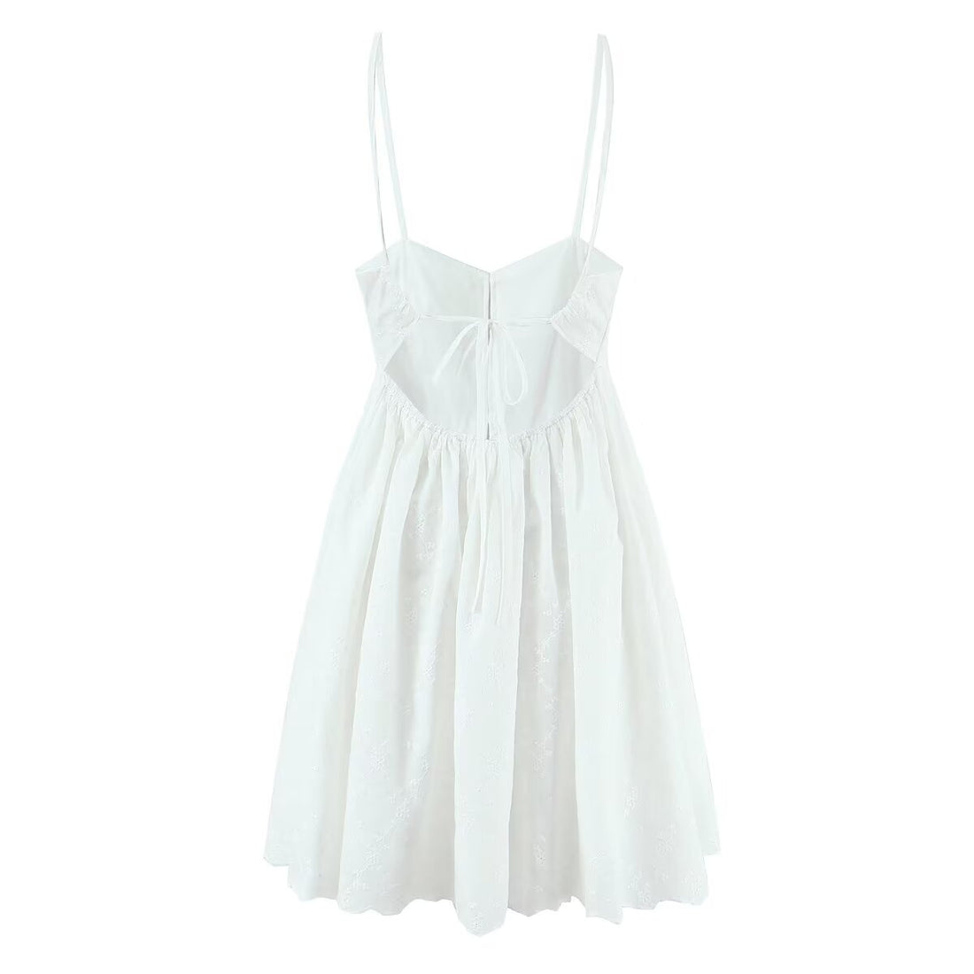 Spring Button Hollow Out Cutout out Camisole Floral Dress by Ragazza