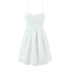 Spring Button Hollow Out Cutout out Camisole Floral Dress by Ragazza