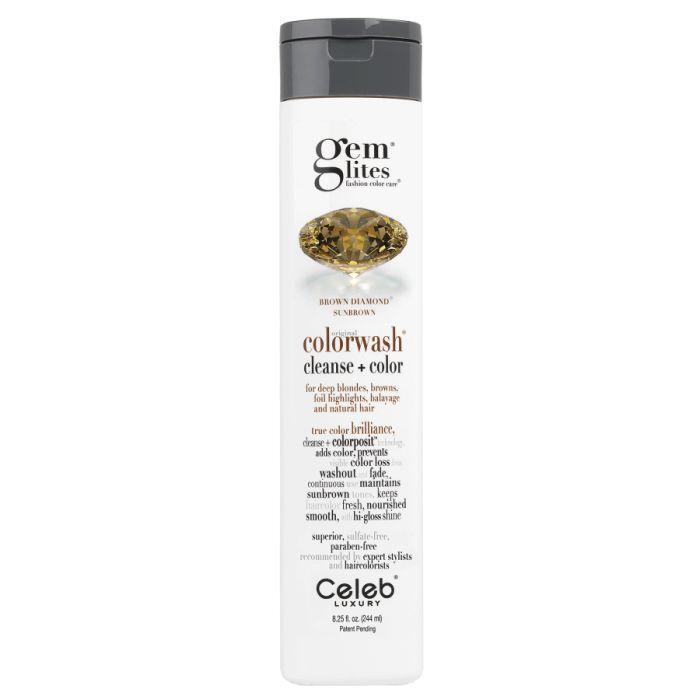 Celeb Luxury Gem Lites Colorwash Brown Diamond 8.25 Oz by Pasteur Pharmacy