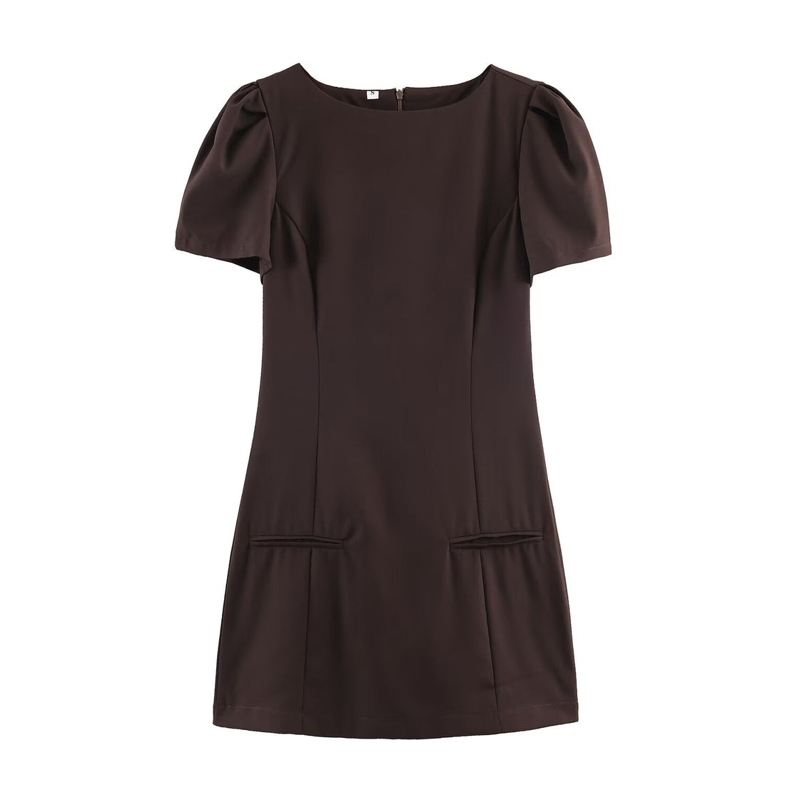 Graceful Fashionable Women Pleated Pocket Short Dress by Ragazza
