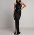 Women Wear Sexy Slim Sequin Velvet Split Dress by Ragazza