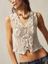 Women Knitted Blouse With Patterned Buttons by Ragazza