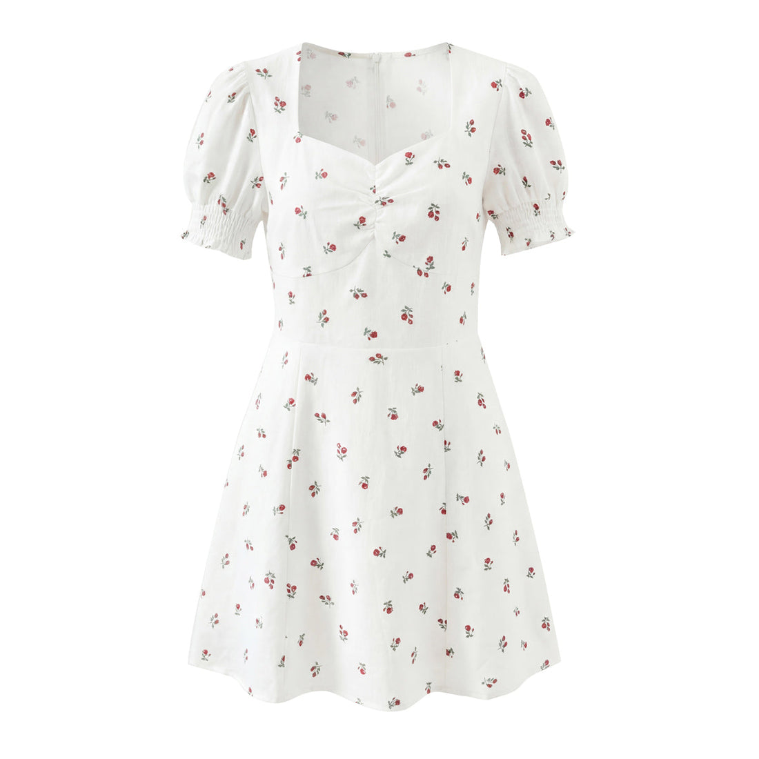 Autumn Women Clothing Waist Controlled Fashionable Sweet Puff Sleeve Dress Women by Ragazza