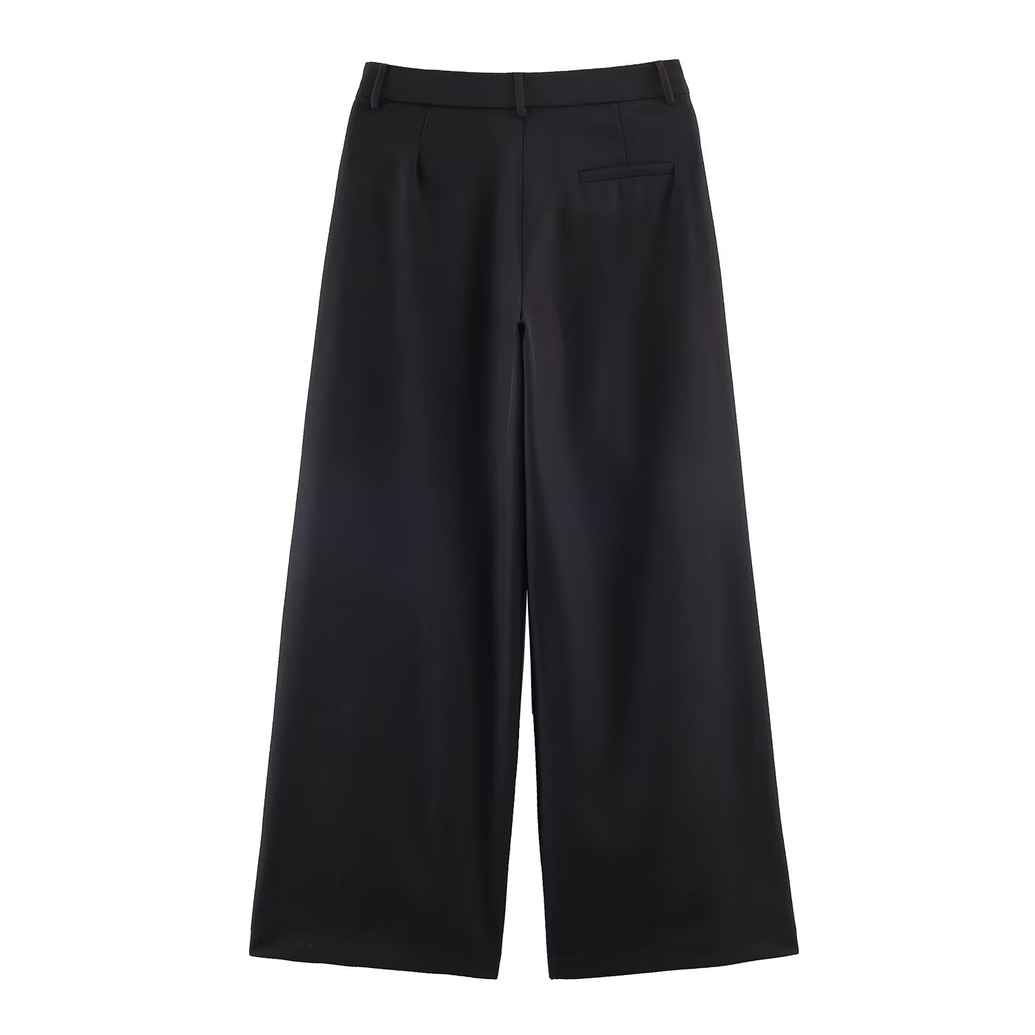 Autumn Winter Stand up Collar Blazer Mid Waist Wide Leg Trousers by Ragazza